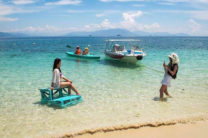 Tour de día completo a la isla de Nha Trang con buceo y pesca