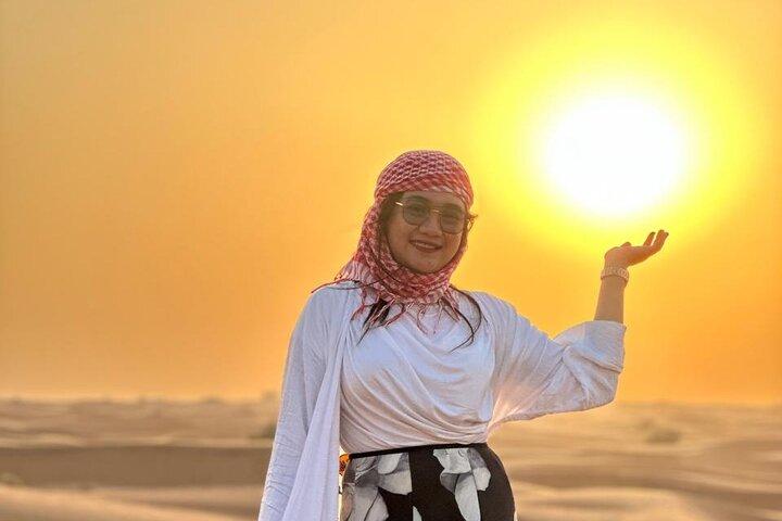 Safari nel deserto delle dune rosse arabe premium con ATV e posti VIP