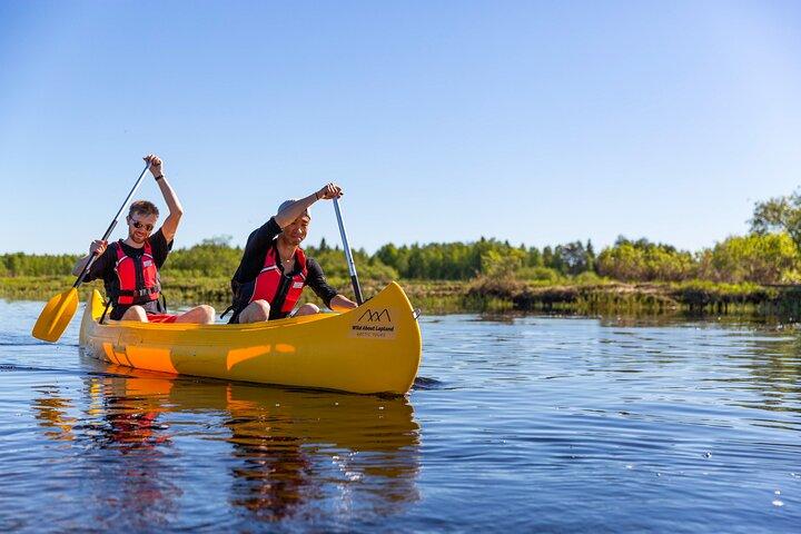 Kanotocht in Lapland