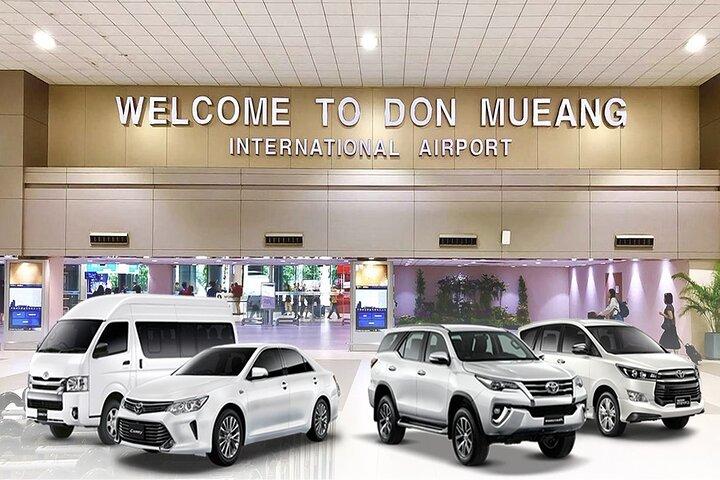 Traslado de chegada privado do aeroporto BKK ou DMK para o hotel em Pattaya