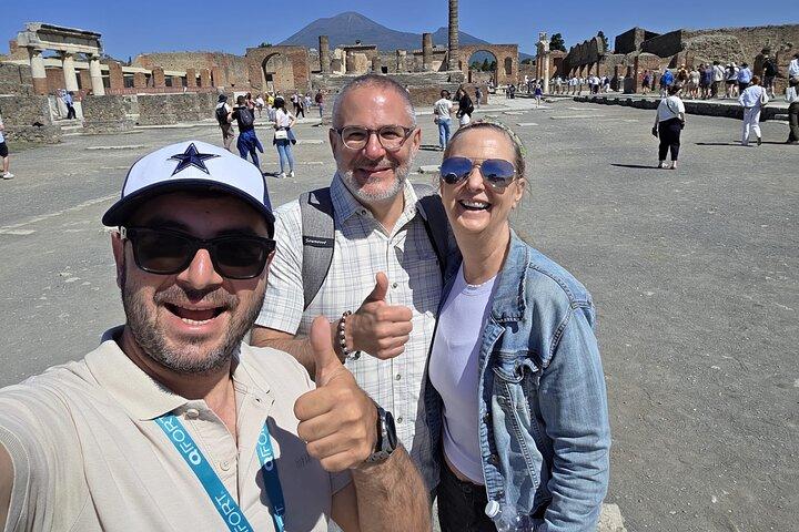 Pompéi : Visite partagée avec un guide archéologue et billet inclus