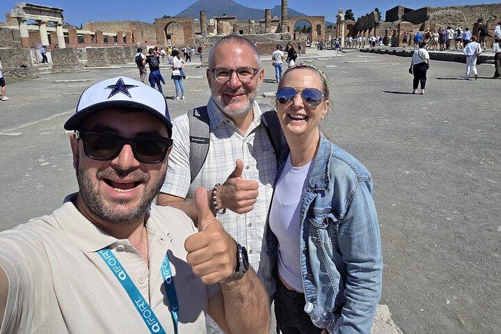 Pompéi : Visite partagée avec un guide archéologue et billet inclus