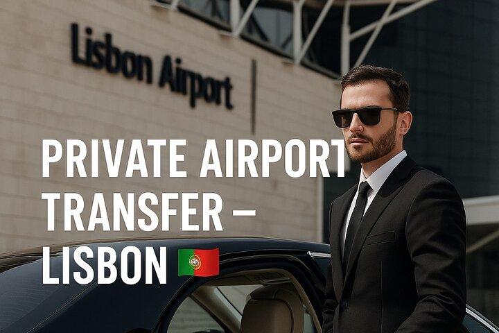 Transfert privé de l'aéroport de Lisbonne au centre-ville de Lisbonne