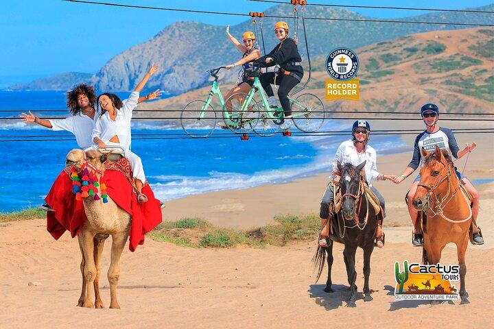 Sky Bike, equitazione e giro in cammello gratuito a Cabo San Lucas