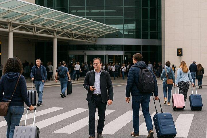 Transfer privato dall'aeroporto di Lisbona al centro di Lisbona