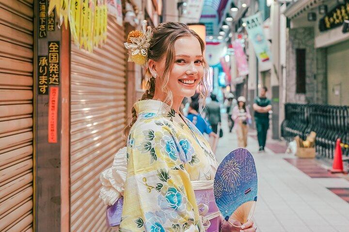 1 - 大阪で昼着物・浴衣体験 - 昼と夜を楽しむ