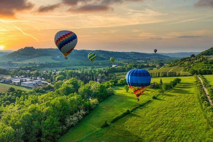 Ballonvaart boven de Chianti-heuvels