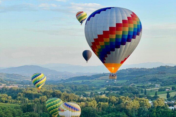 Privéluchtballonvaart in Chianti