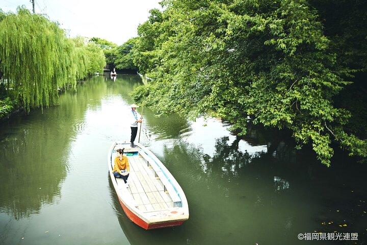 Yanagawa Canal Cruise og grillede dampede Eel Lunch Privat tur