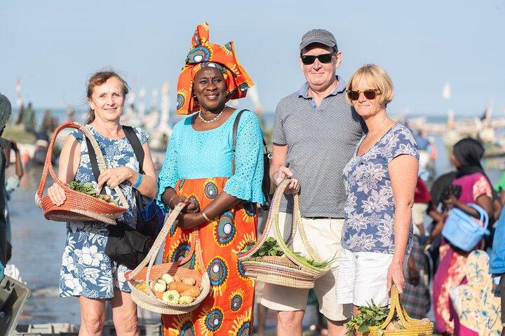 Privémarkttour & Gambiaanse kookles met hoteltransfers