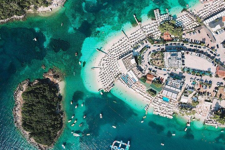 Ksamiløerne Blå øje og Saranda fra Tirana Durrës og Golem