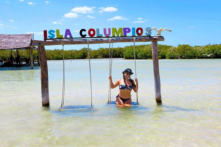 Excursion d'une journée à Isla Columpios et Progreso