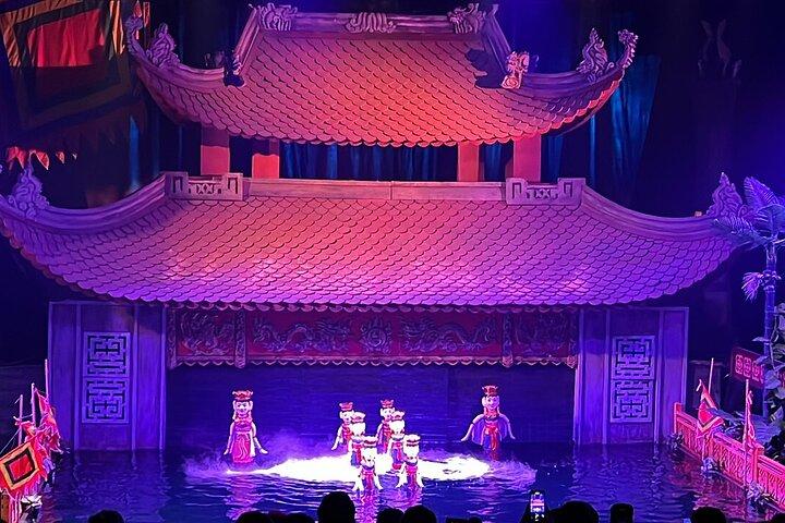 Entrada al teatro de marionetas de agua Thang Long