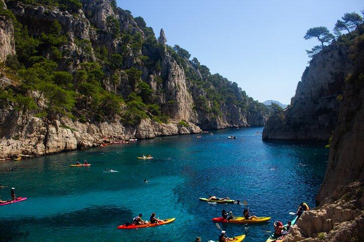 Guidad kajakutflykt i Calanques