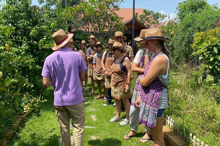 Kochabendkurs Chiang Mai Besuchen Sie den Bio-Garten und -Markt