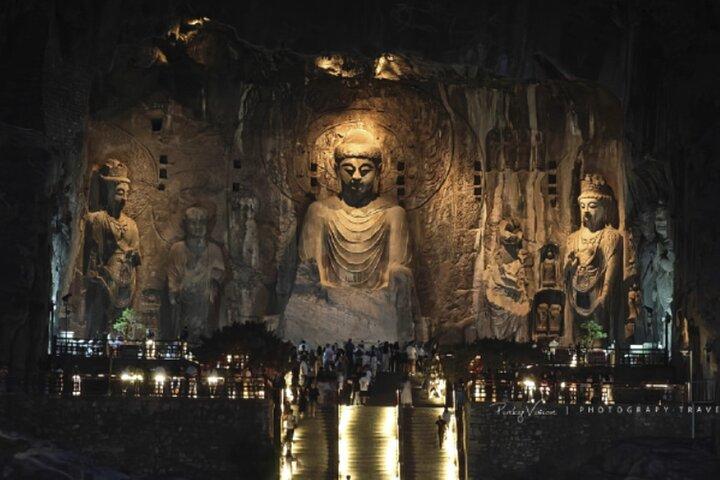 Visite nocturne des grottes de Luoyang longmen avec guide