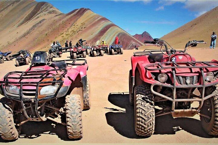 Atvs Tour in Rainbow Mountain & Red Valley with Food