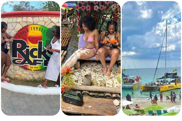 Bamboeraften, catamaranfeestcruise en Ricks Cafe