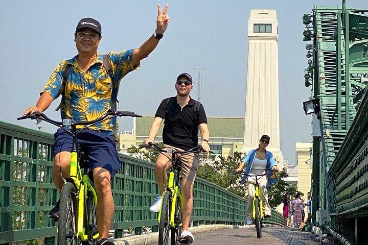 Ontdek Bangkok per e-bike Halve dag rondleiding