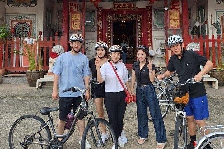 Halvdagstur med elcykel til Bangkok