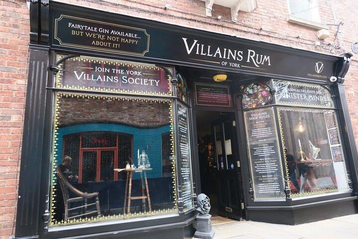 História vil e passeio de degustação de rum em York