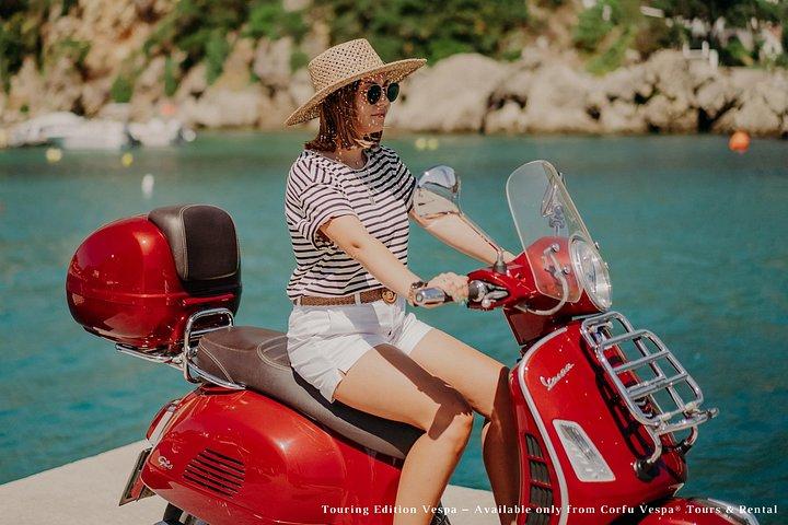 Corfu 300cc Vespa Scooter Rental