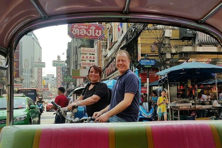 Bangkok E cykel äventyrstur med lokal guide