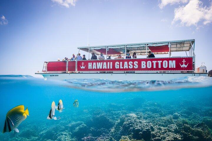 Båtkryssning med glasbotten i Waikiki