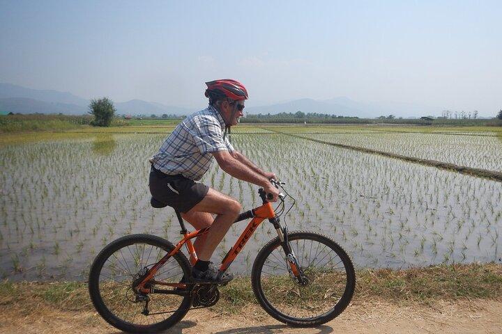 メーピン川沿いチェンマイ田んぼ自転車ツアー