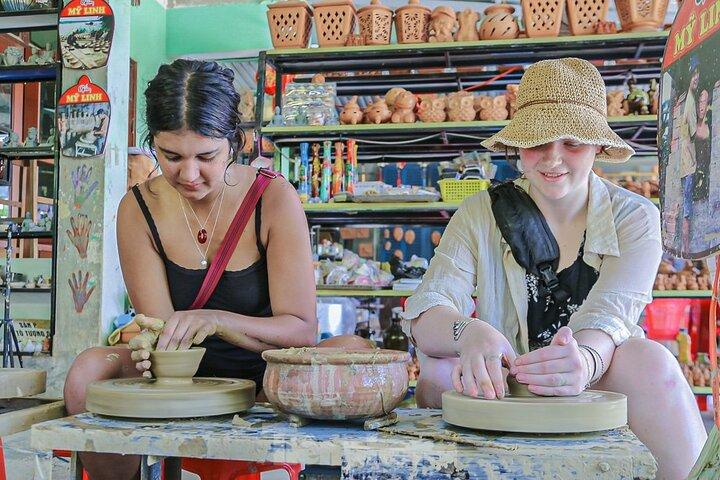 Bat Trang Ceramic Village Half-day Vespa Tour from Hanoi