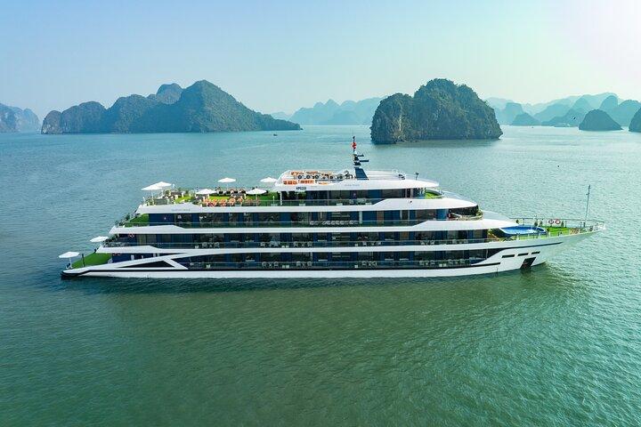 Hanoi: Cruzeiro de 2 Dias Halong & Lan Ha Bay 5 Estrelas com Balcão