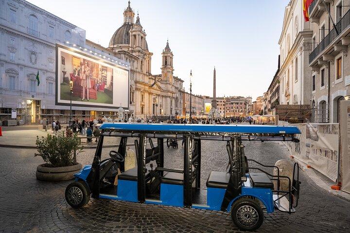 Rome Golf Cart Tour with Gelato