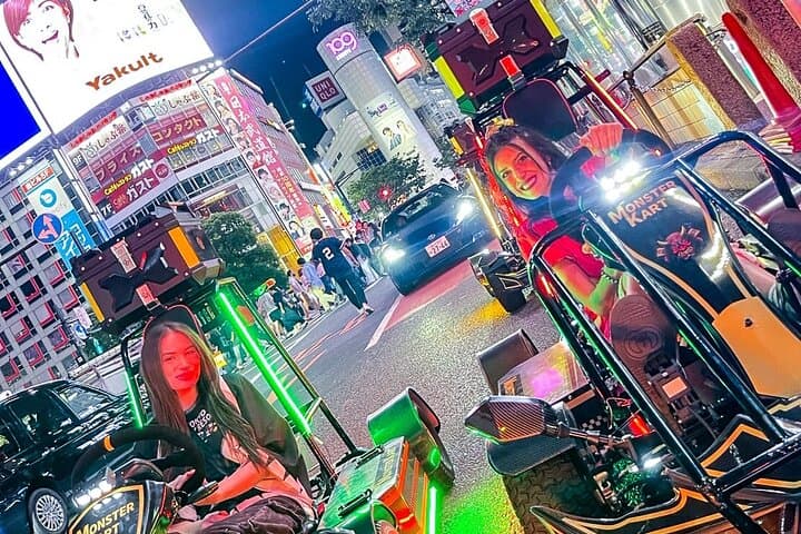 Tokyo Shibuya Go-Kart Experience! Monster-Kart　※IDP Required