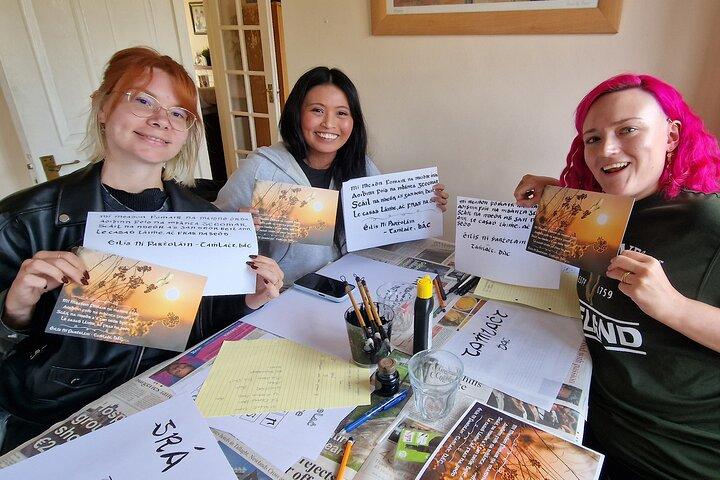 ダブリン：アイルランド書道を学び、体験する