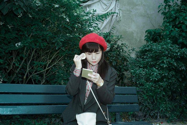 プライベートなパリのファッション撮影＋ポラロイド1枚
