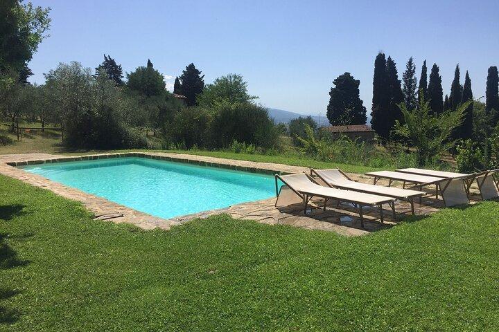 Passeio a cavalo e chillout Poolside Day com almoço toscano