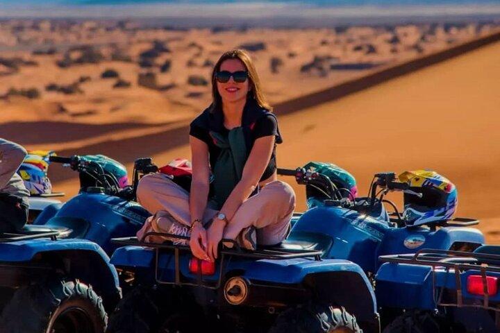 Merzouga quad cykel & sandboarding