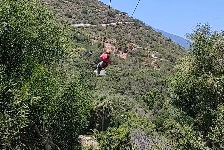 Visite de la canopée des tyroliennes à Las Cañadas Excursion privée