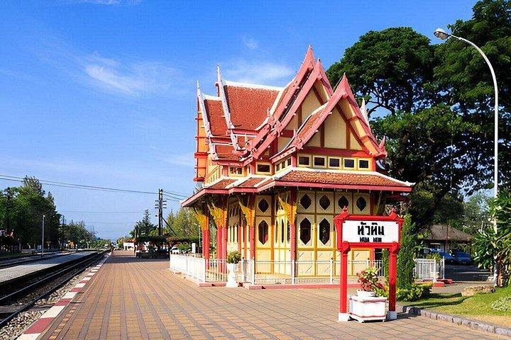 ホアヒン・プライベートツアー水上＆鉄道マーケット体験