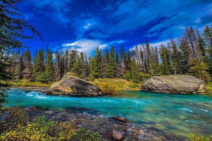 Moraine Lake, Lake Louise Tour met bezoek aan Banff Town