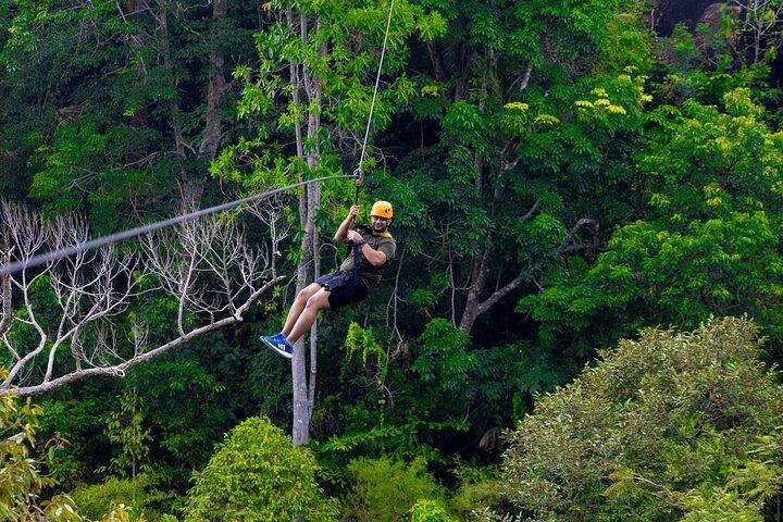 Phuket Zipline Adventure 18 Platform e tour della giungla ATV