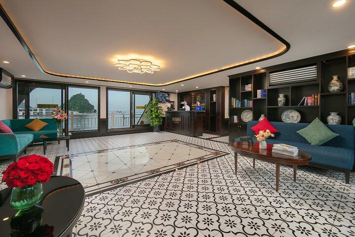 2 - Dia Hermes Luxury Cruise com varanda privada em Halong Bay
