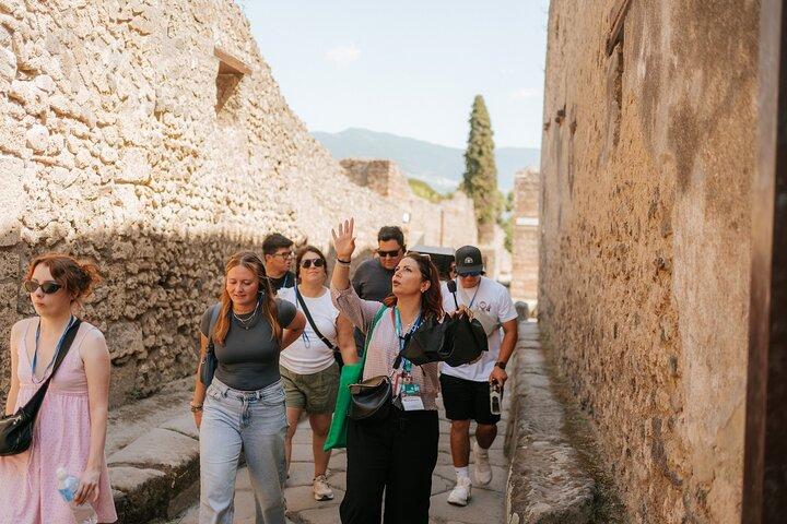 Tour de Pompeia e Excursão de um dia na costa de Amalfi saindo de Roma