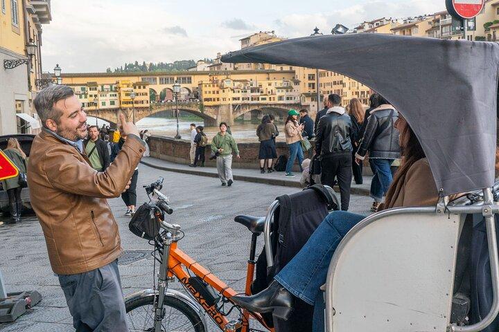 Trasporto privato di Firenze in Rickshaw
