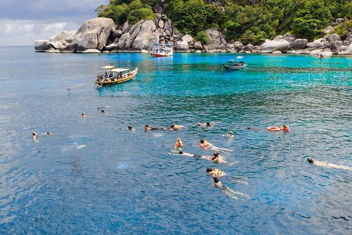 Excursão de mergulho com snorkel em Koh Tao para Hidden Bays e Koh Nang Yuan