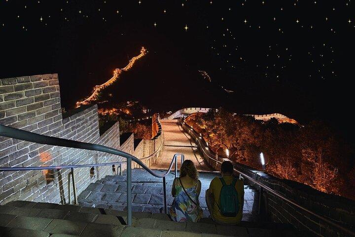 Badaling Night Great Wall Show e transferência opcional