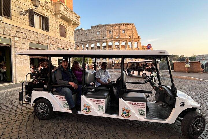 Roma 4 horas Carrito de golf Tour en grupo privado