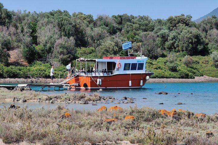 Athen: Lichadonisia Islets dagstur med båd og termal spa pool