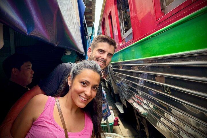 Bangkok: Mercado Flutuante e Experiência de Mercado de Trens