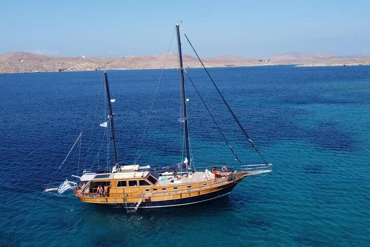 Mykonos Half Day Cruise to Rhenia and Delos Islands with Meals